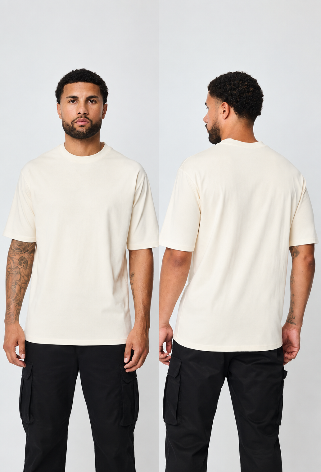 T shirt uni col rond