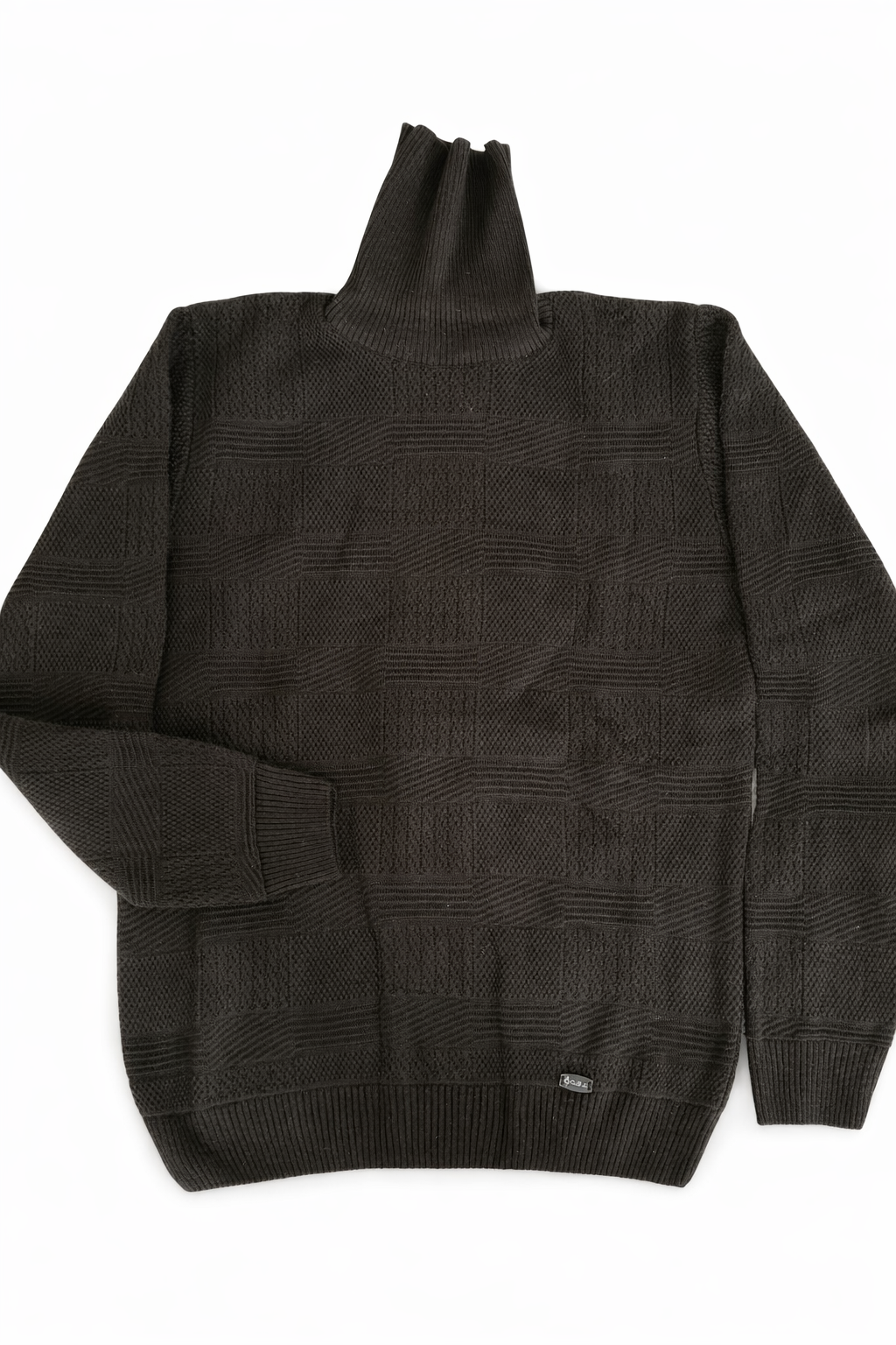 Pull col roulé