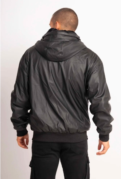 Blouson similicuir réversible