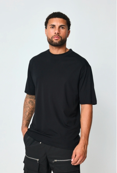 T shirt uni col rond