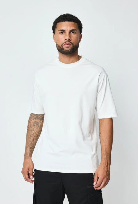 T shirt uni col rond